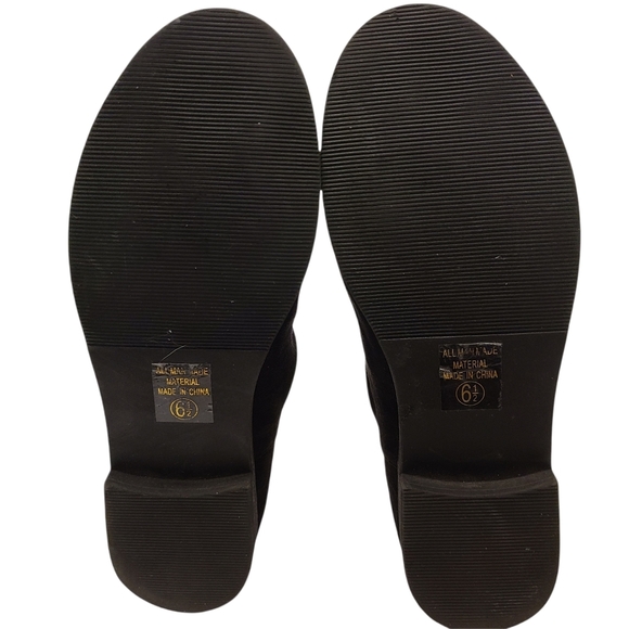 Soda Women's Brinley Braided Buckle Slouchy Peep Toe Bootie - Picture 6 of 8